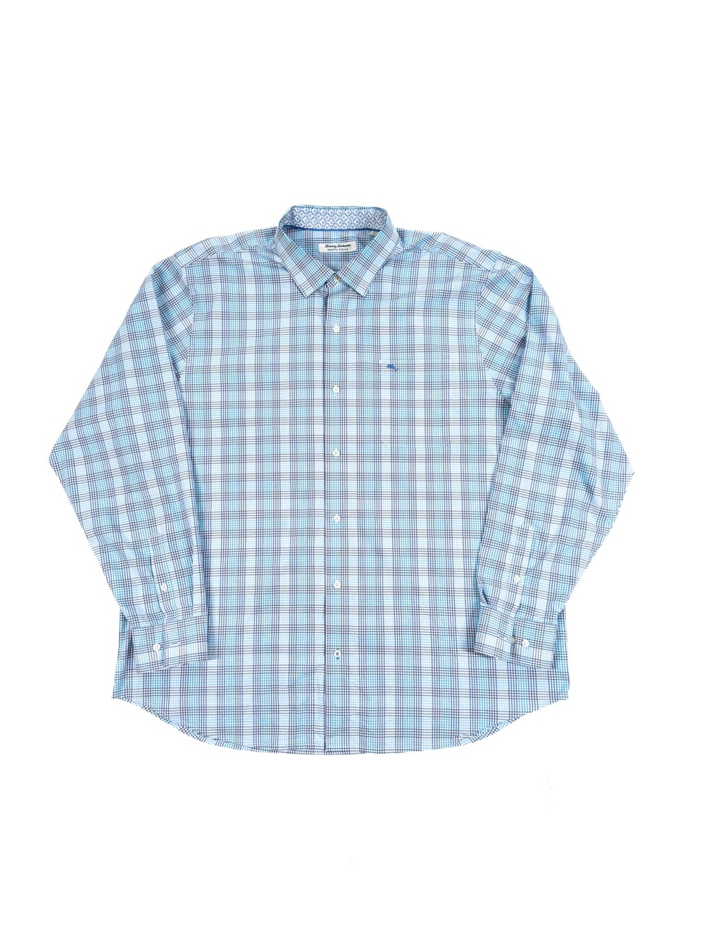 Tommy Bahama Sarasota Stretch Sea Check IslandZone Button-Up Shirt – Men’s 2XLT